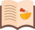 recipes icon cook book